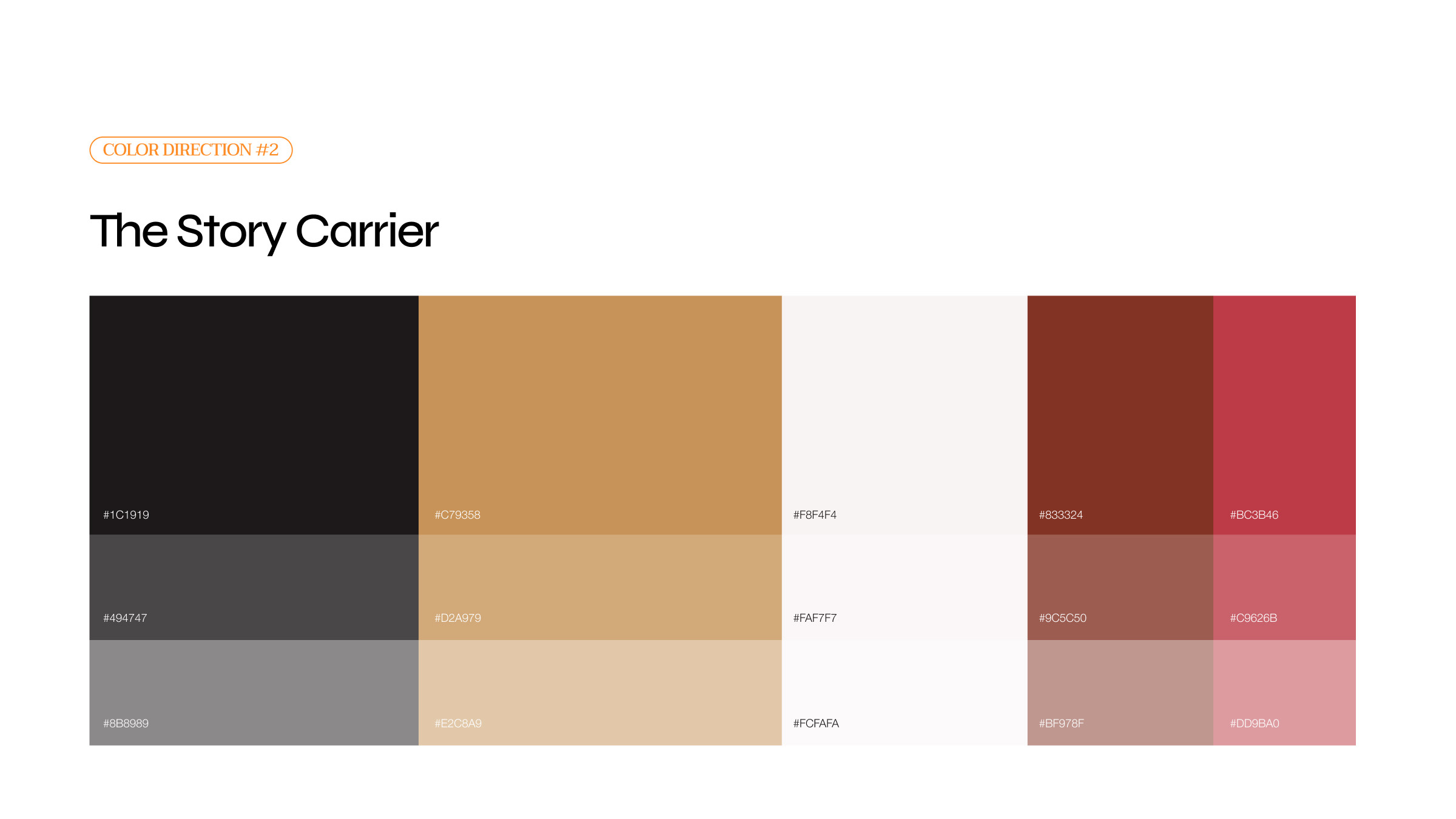 The Story Carrier — Palette