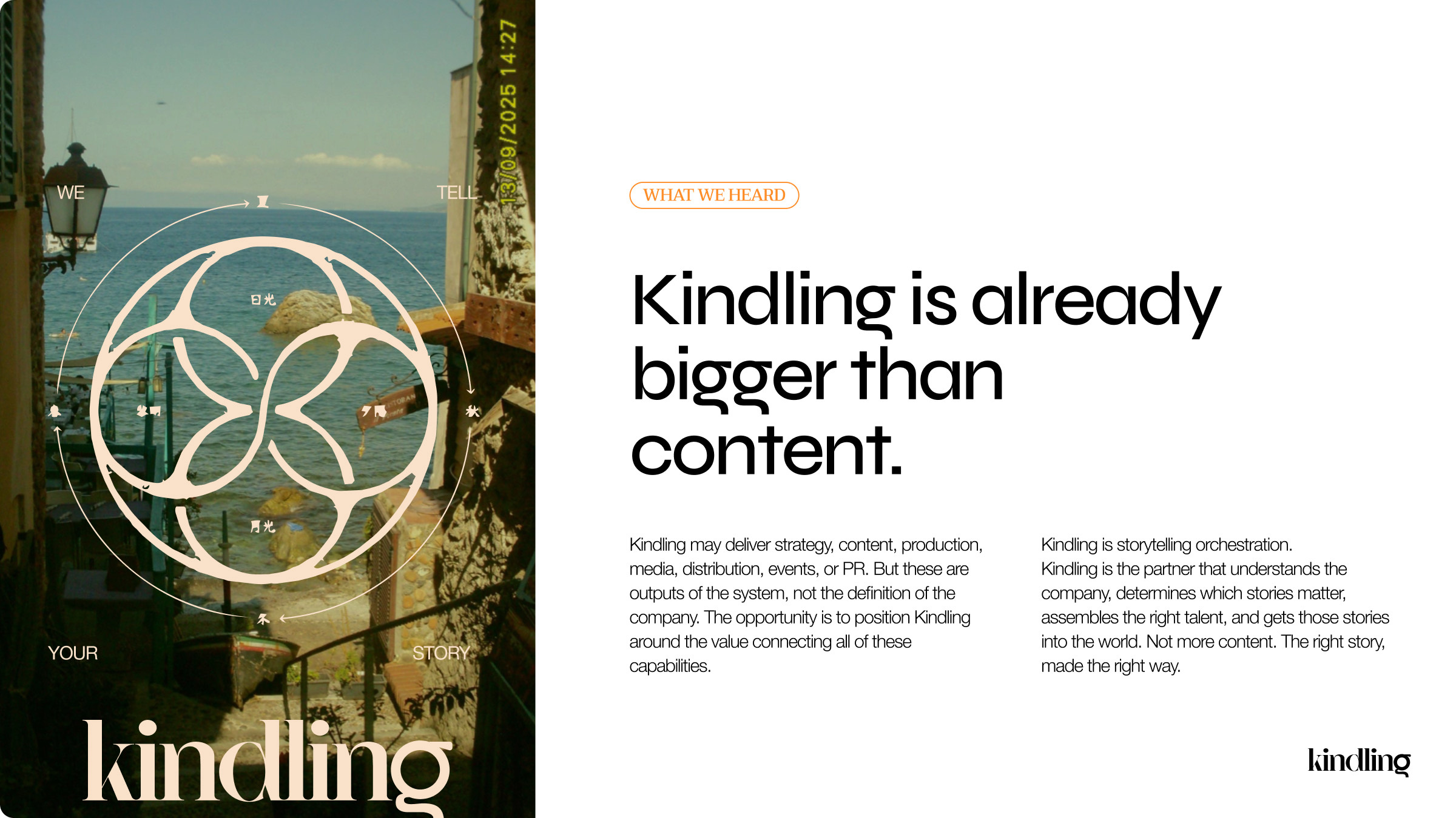 Kindling Is Already Bigger Than Content